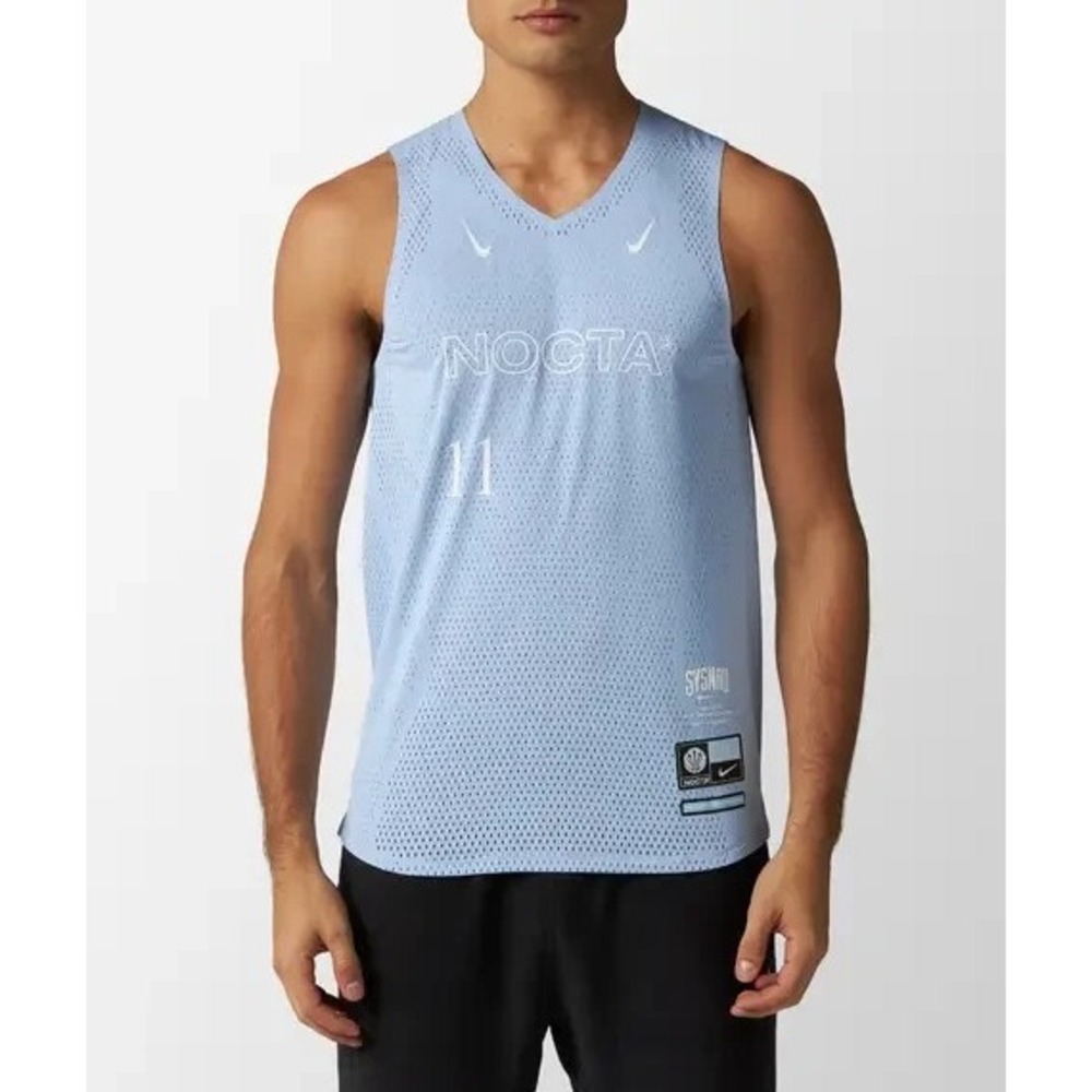 Nike X NOCTA Dri-FIT Jersey Tank Top x Drake in Cobalt Blue Men Medium NWOT $140